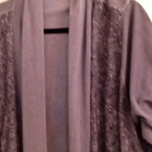 Grey spring swing sweater